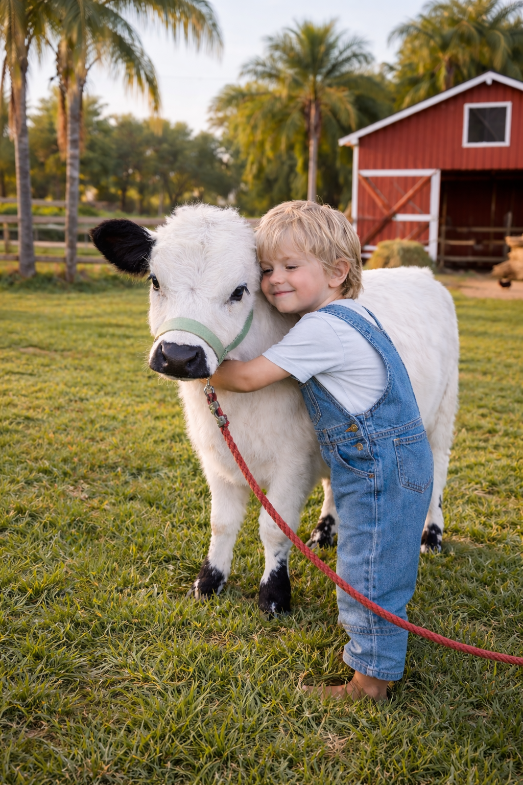 Snuggle Hour with <br>Jasper the Cow