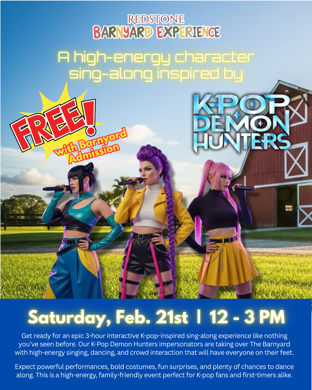 K-Pop Sing Along <br>Saturday, Feb. 21st <br>12 - 3 PM
